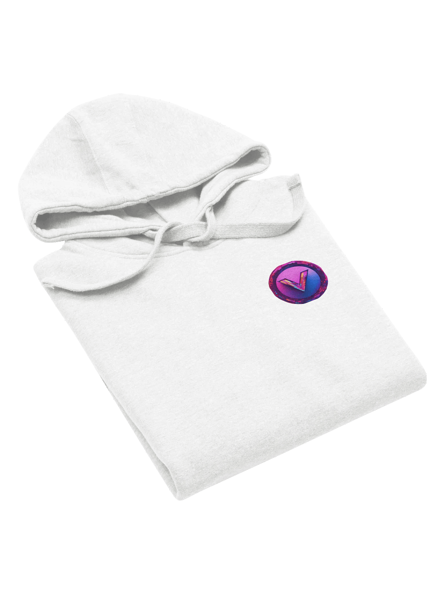 White Simplistic V Hoodie product image (5)