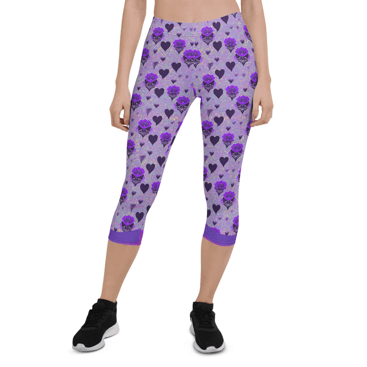 Shadowheart Bloom Iridescent Capri Leggings product image (1)