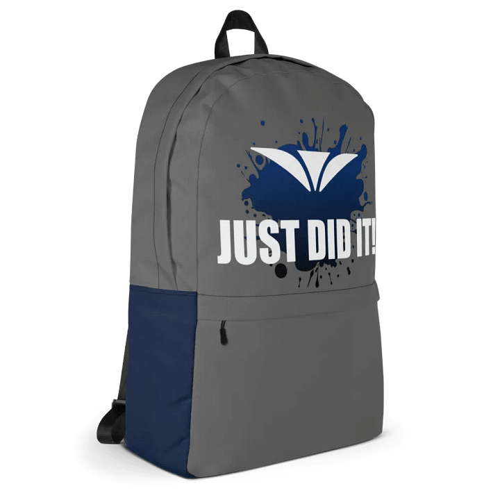Just Did It! Gray Backpack product image (2)