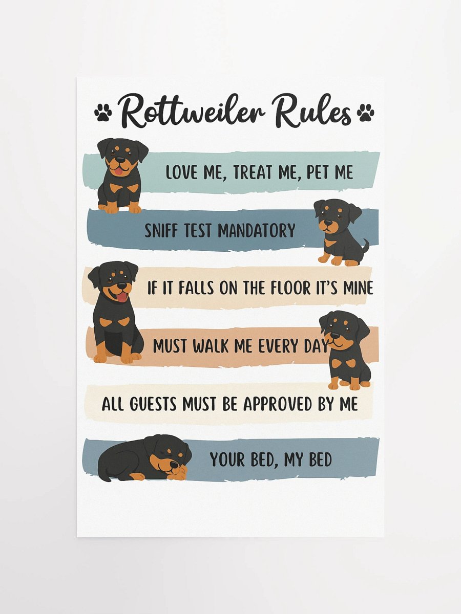 Rottweiler Rules Poster product image (11)