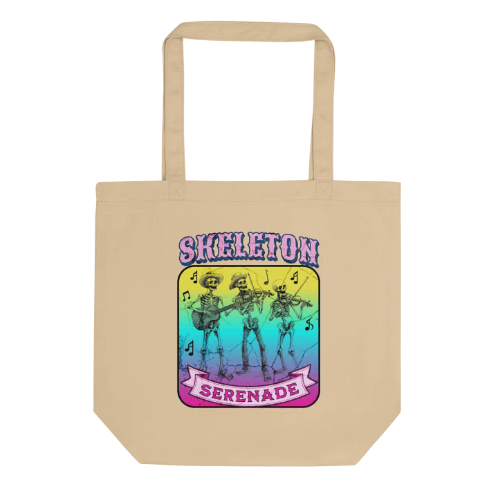 Skeleton Serenade Tote Bag product image (1)