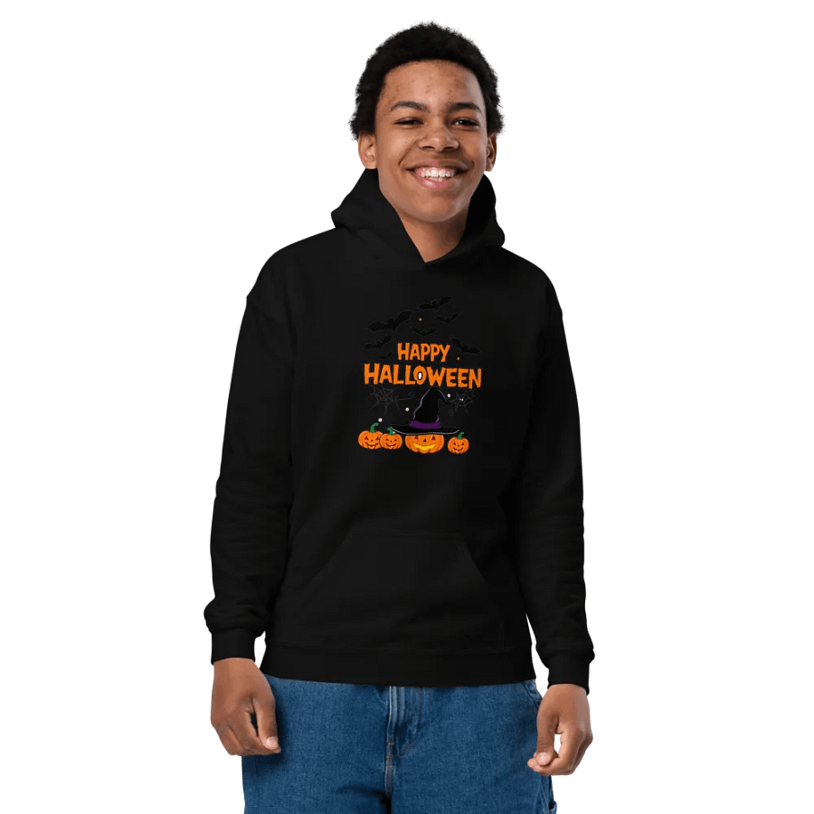 Happy Halloween Youth Hoodie product image (9)