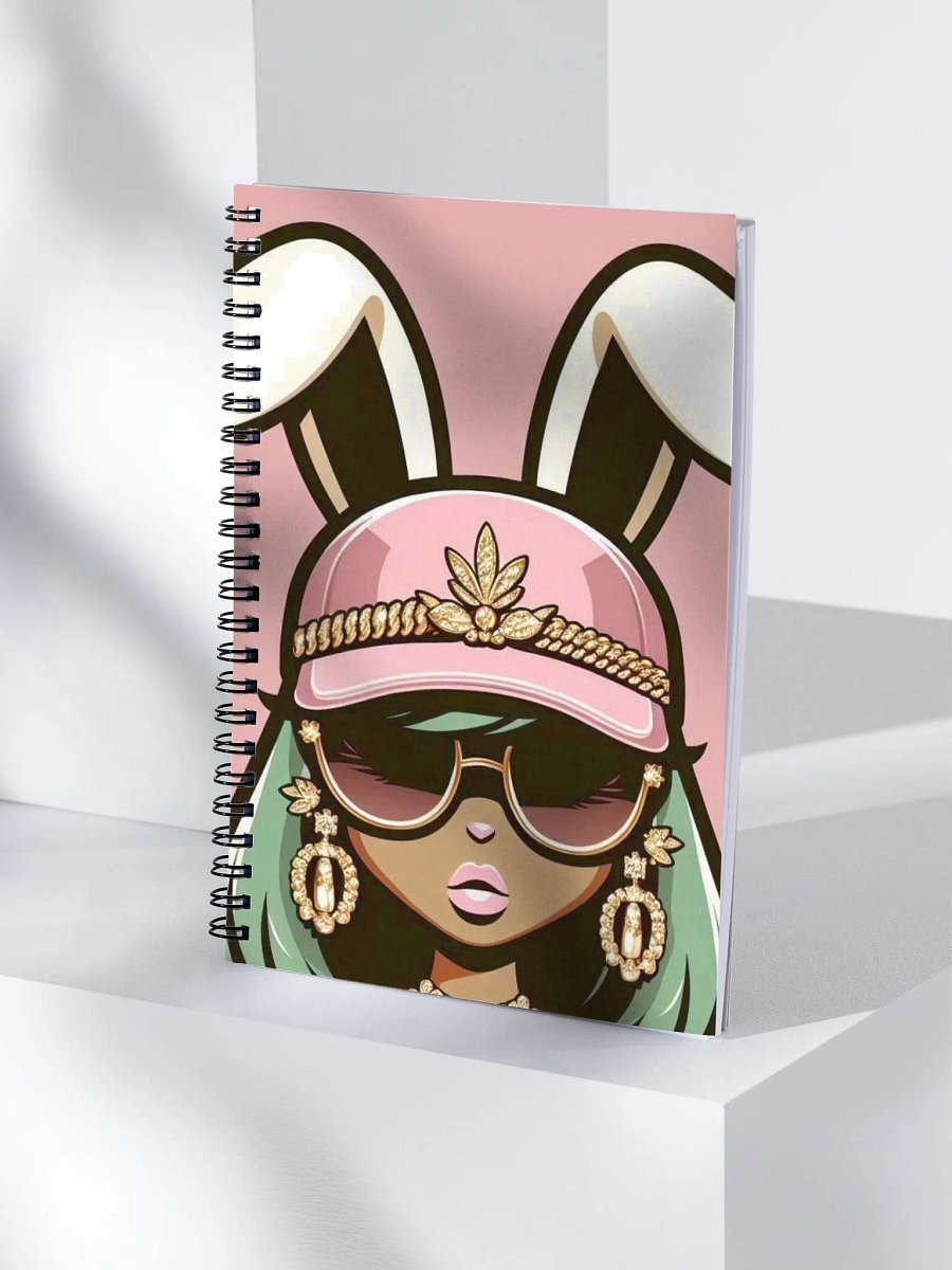 Bunny Glamour Spiral Notebook product image (4)
