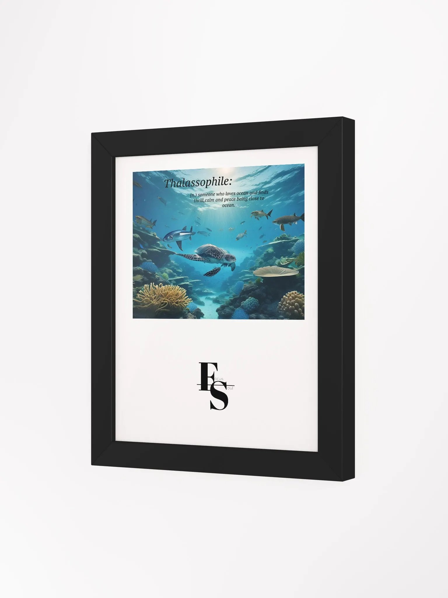 Tranquil Ocean Serenade Framed Poster product image (3)