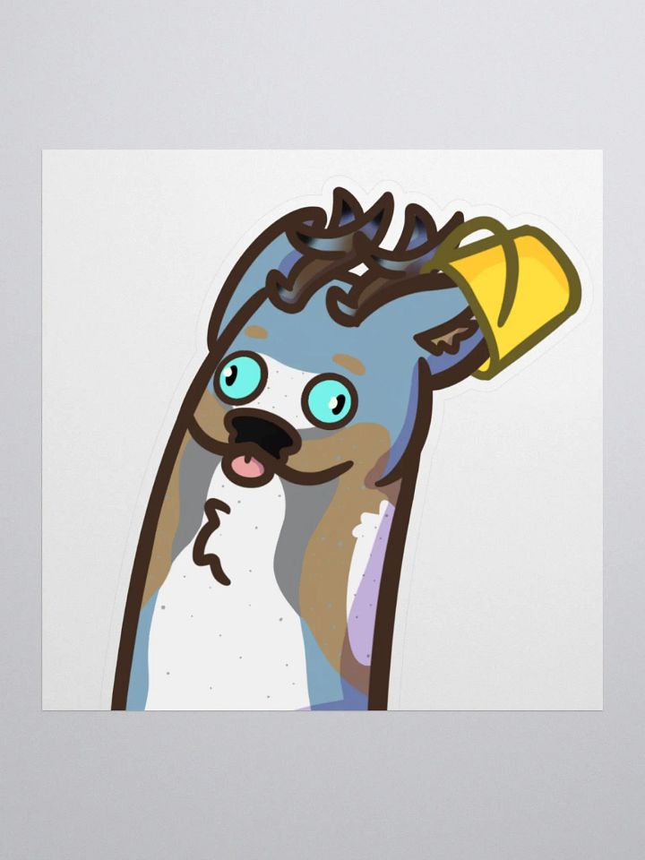 Deer Puppet Kiss-Cut Sticker product image (1)