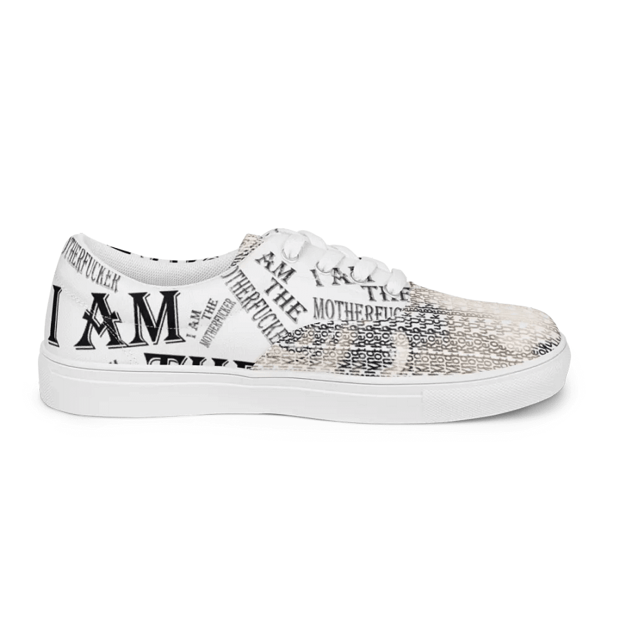 I Am The Motherfucker/Rob Vinyl Typography Trainers product image (12)