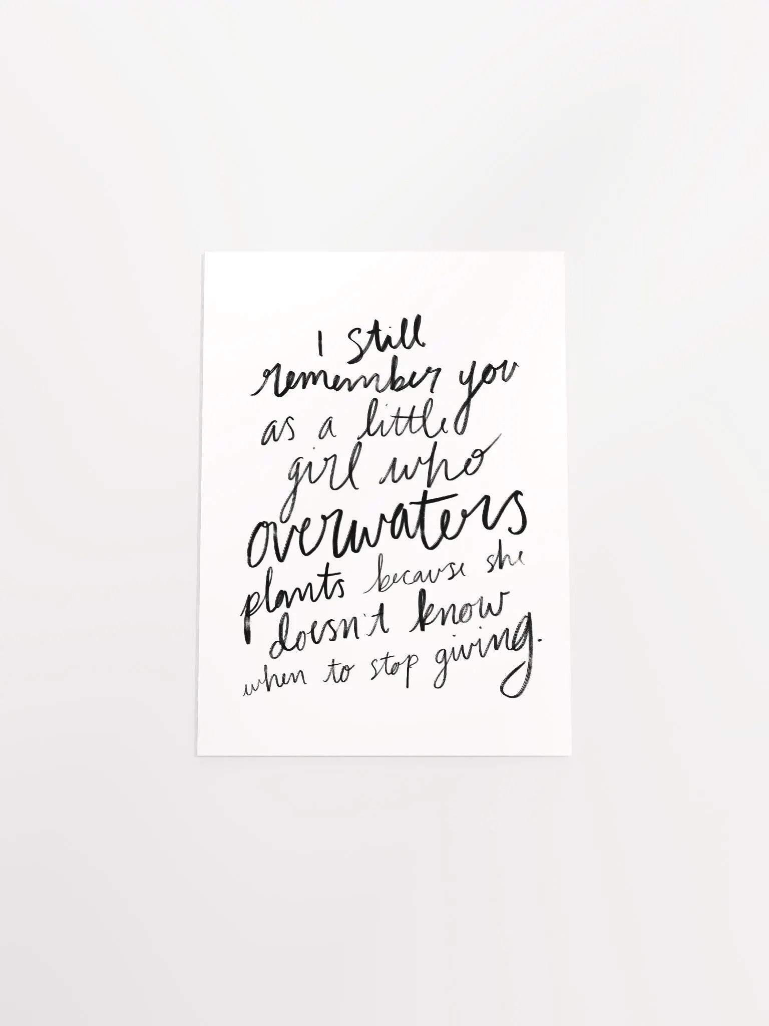 Overwatering Plants Art Print product image (25)
