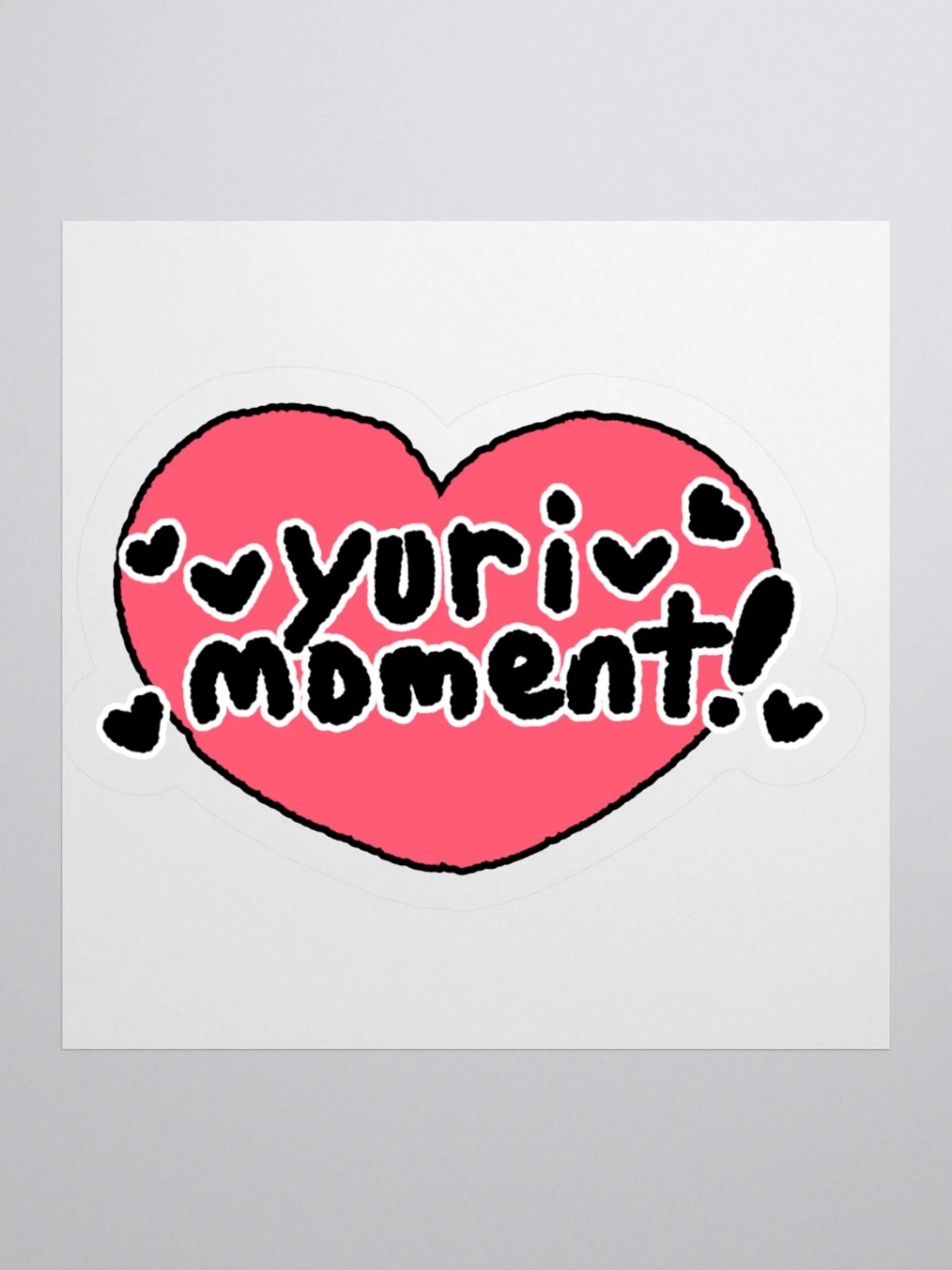 YURI MOMENT Kiss Cut Sticker product image (1)