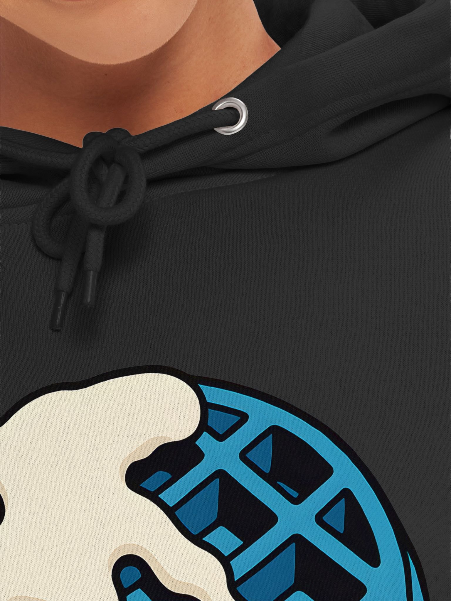 BLUE WAFFLE HOODIE product image (7)