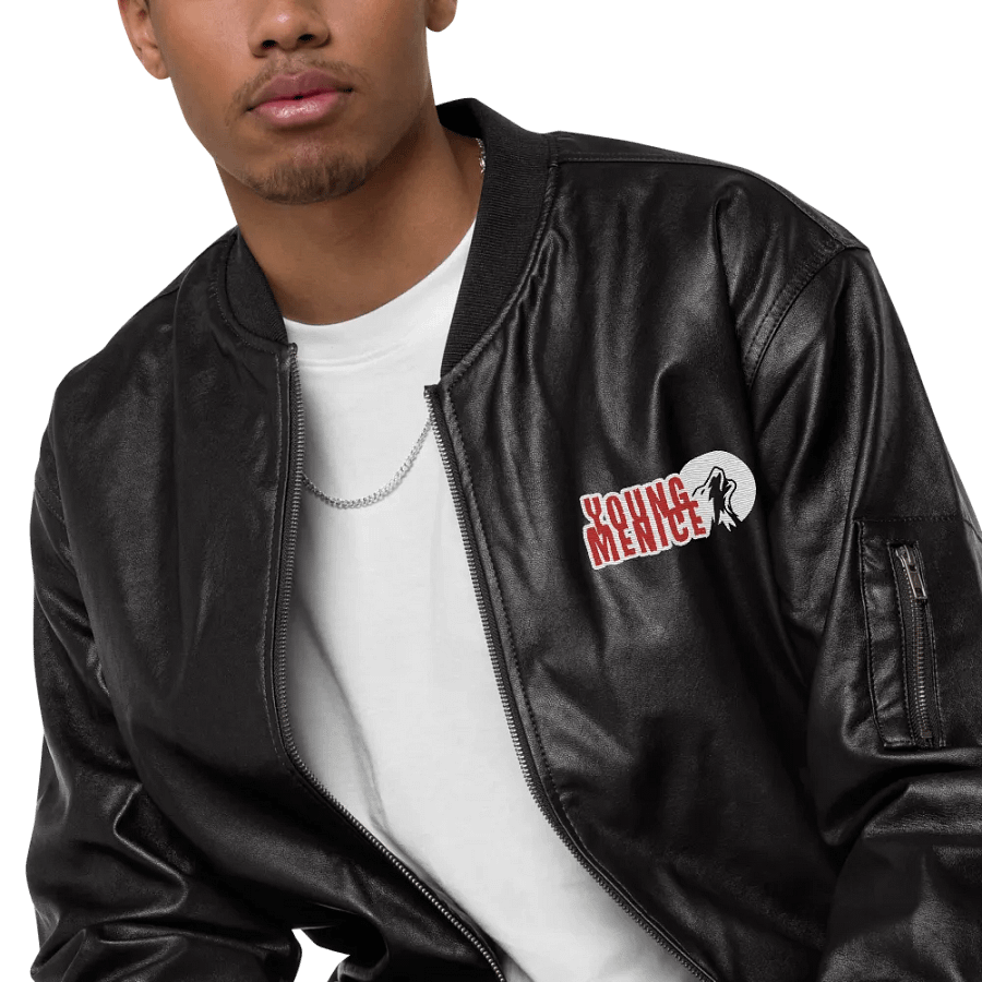 YOUMG MENICE LEATHER BOMBER JACKET product image (5)
