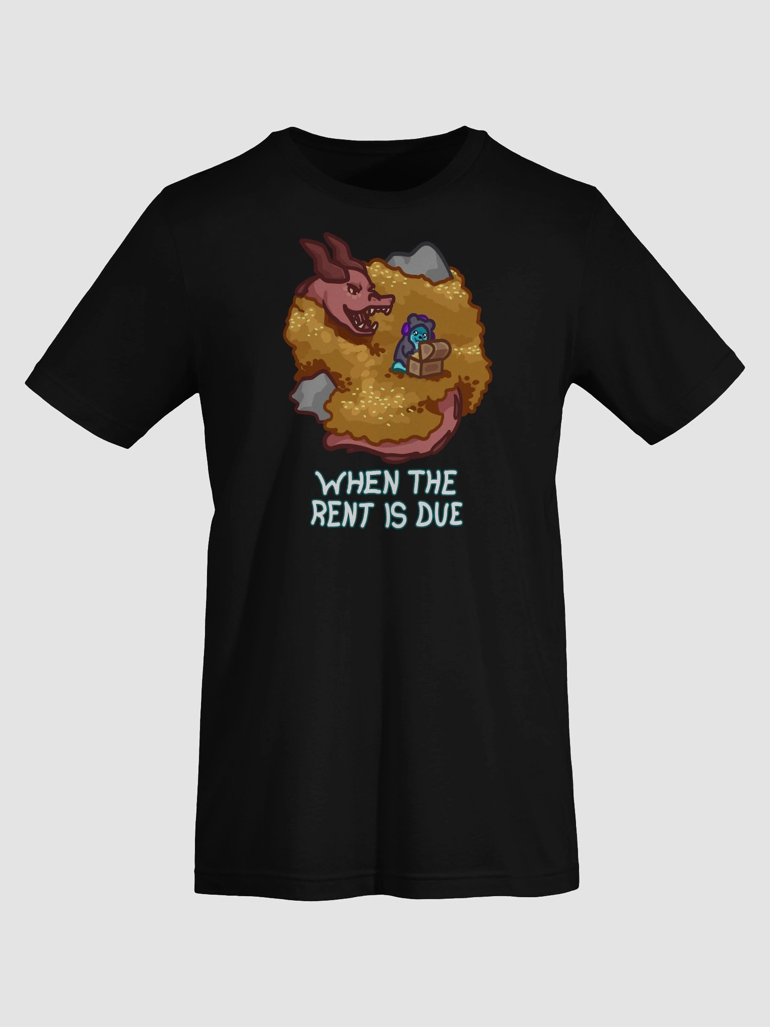When the Rent is Due - T-Shirt product image (7)