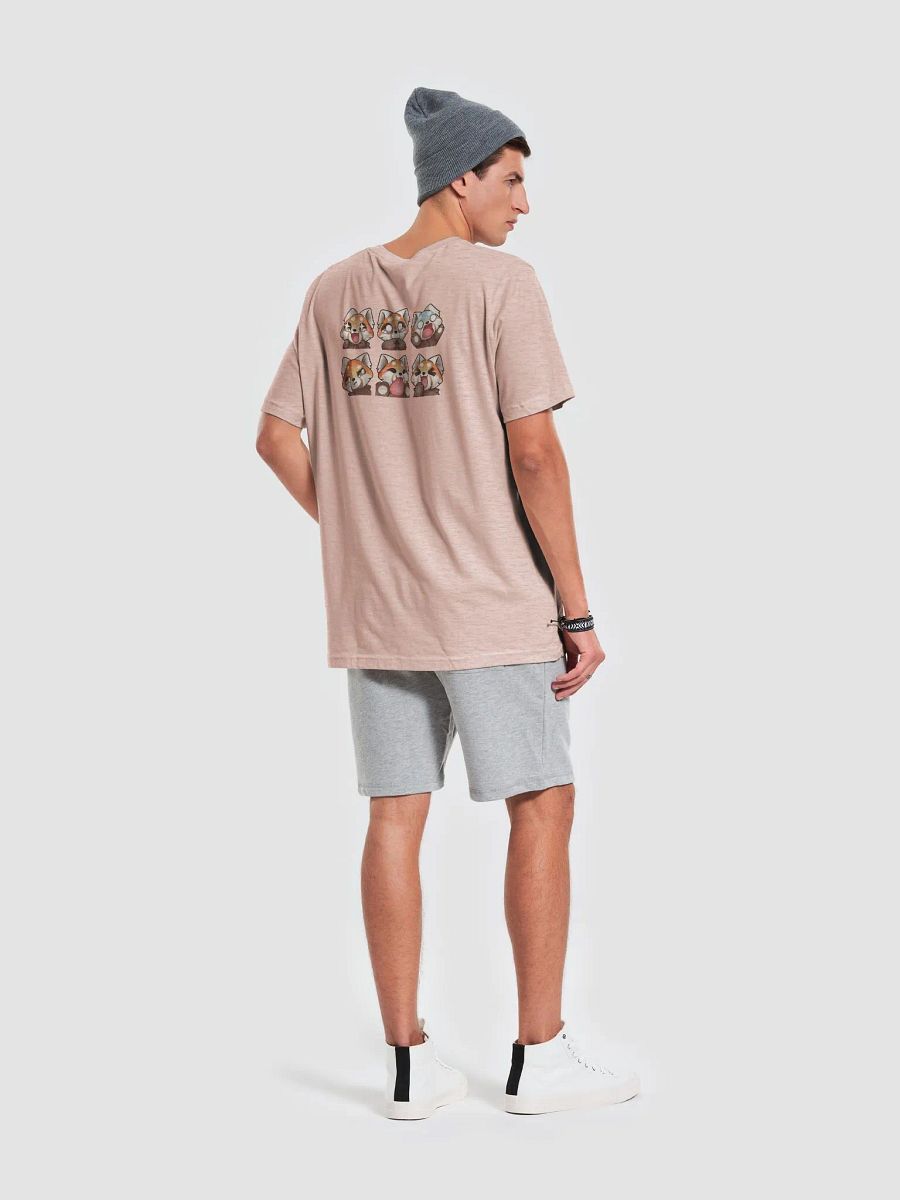 Red panda emote t-shirt product image (18)