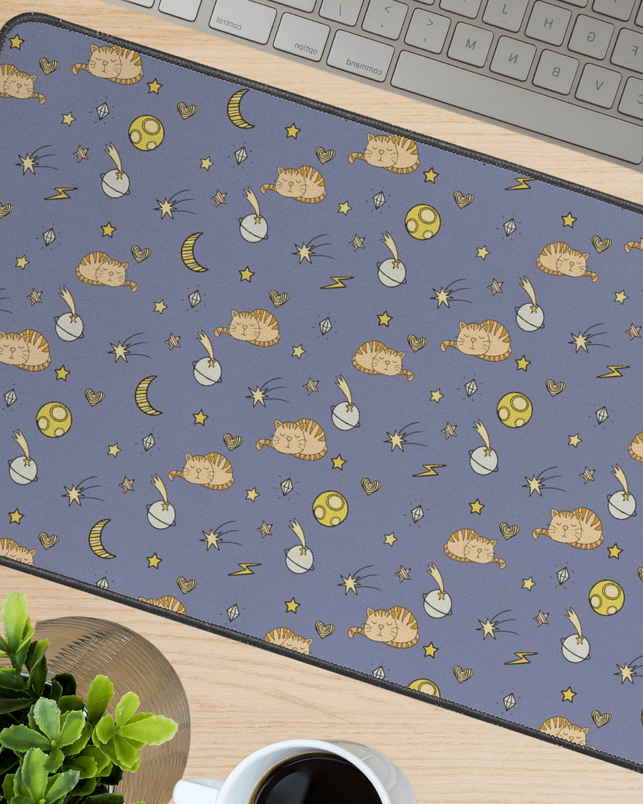 Space Cats Desk Mat product image (1)