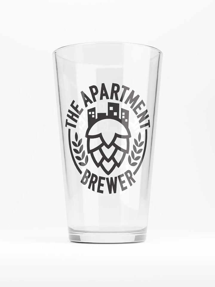 Main Logo Pint Glass (Black) product image (1)