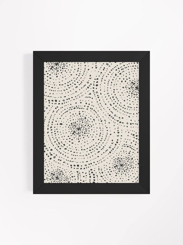 Swirling Motion Framed Matte Poster | Dynamic Abstract Art for a Modern Touch product image (1)