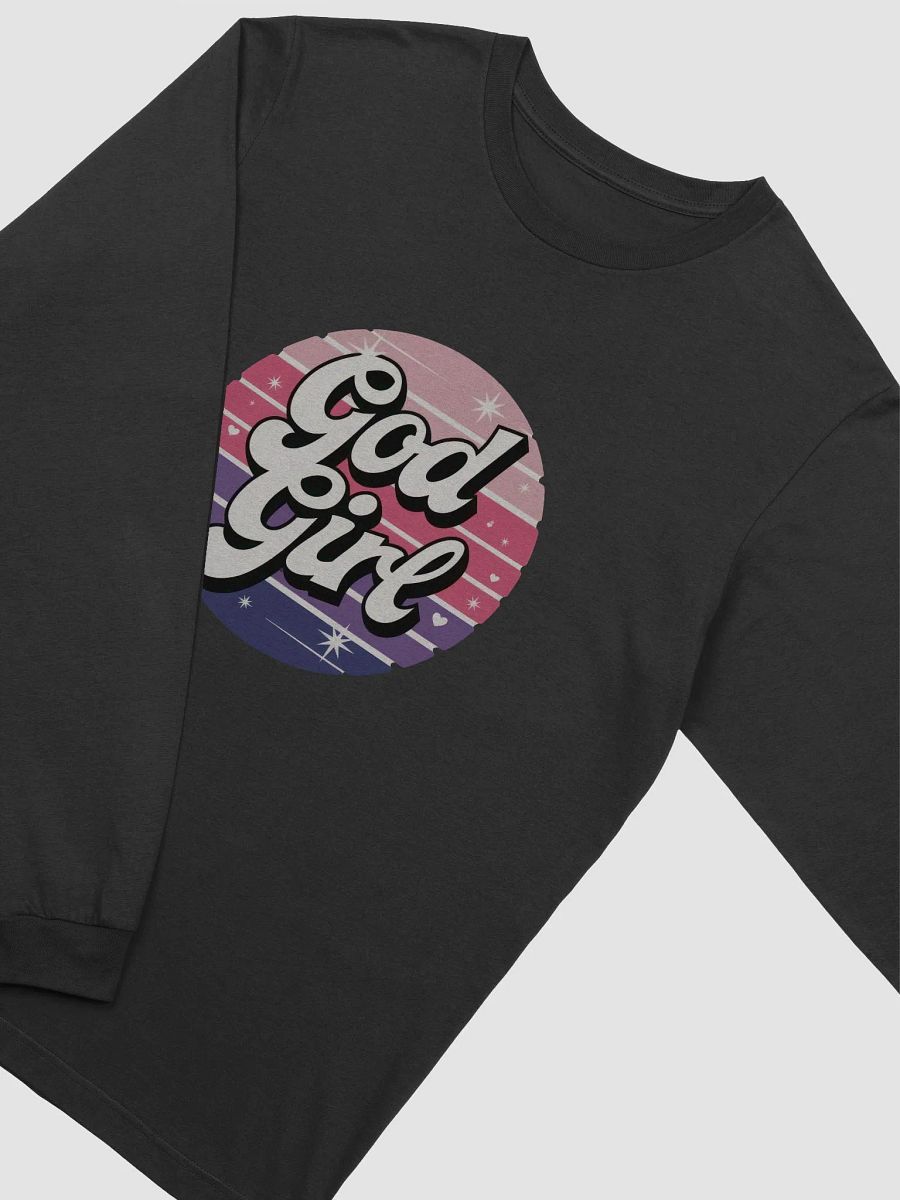 God girl Feminine Scripted Long Sleeve Tee product image (3)