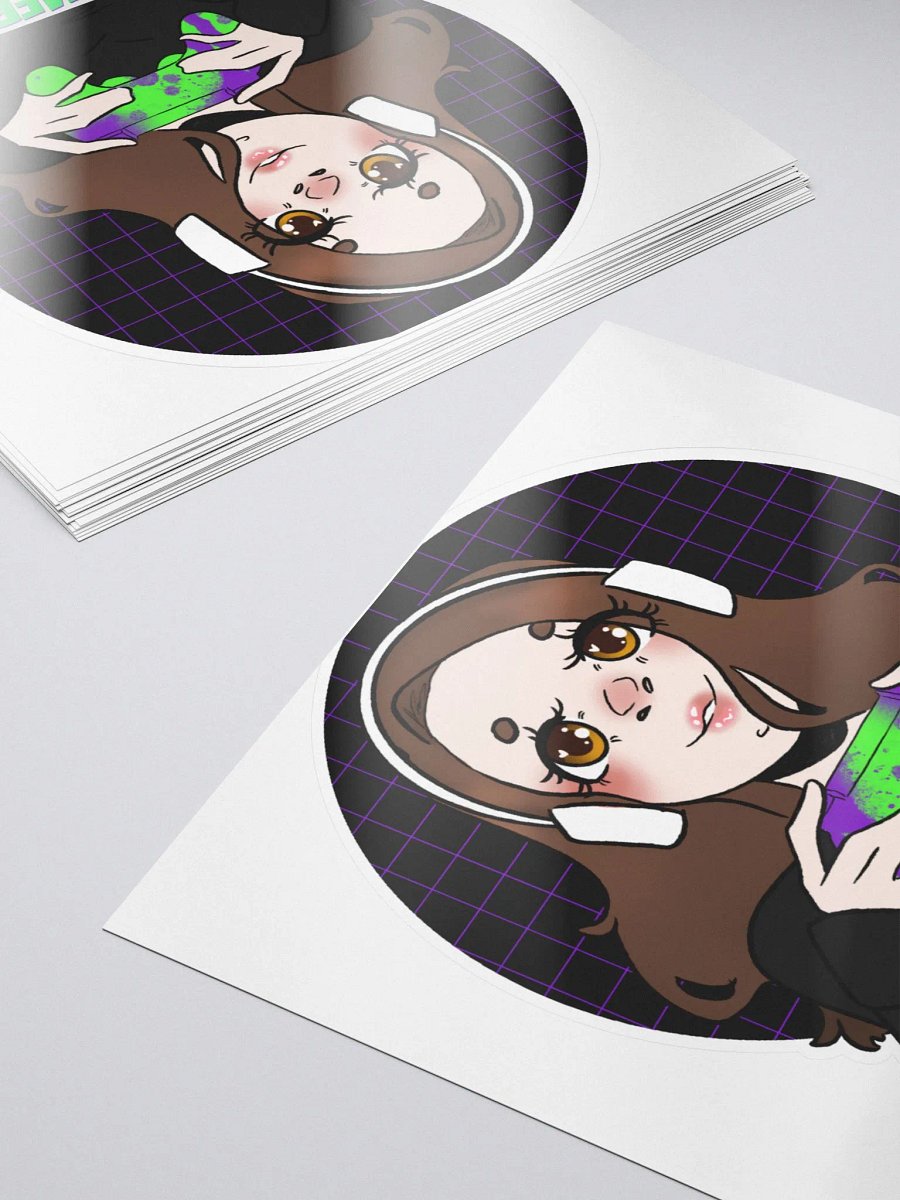 DuhhGamerXOXO/Miss Gamer Ma'am Sticker - Green Text product image (5)