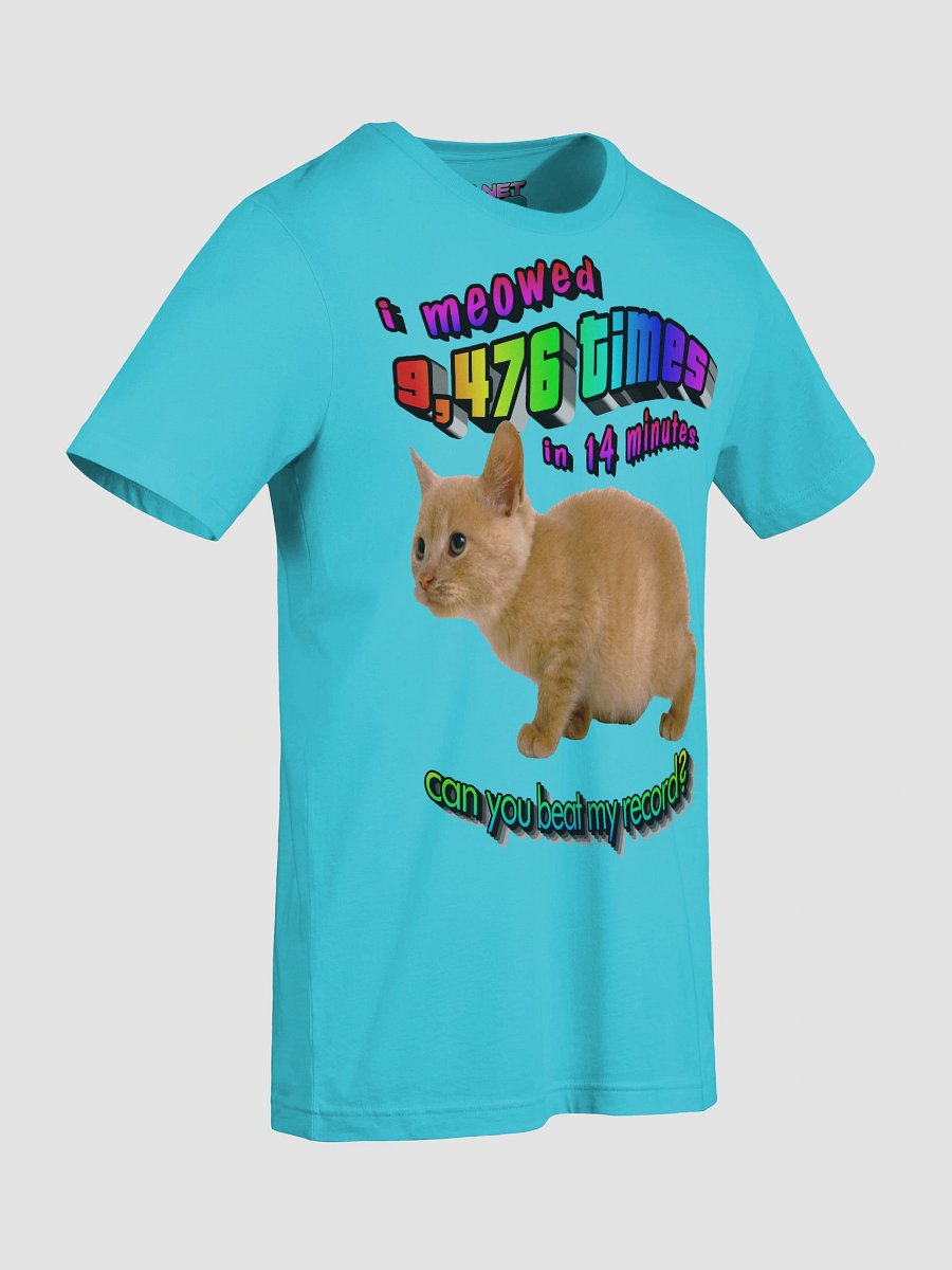 i meowed 9,476 times tee product image (9)