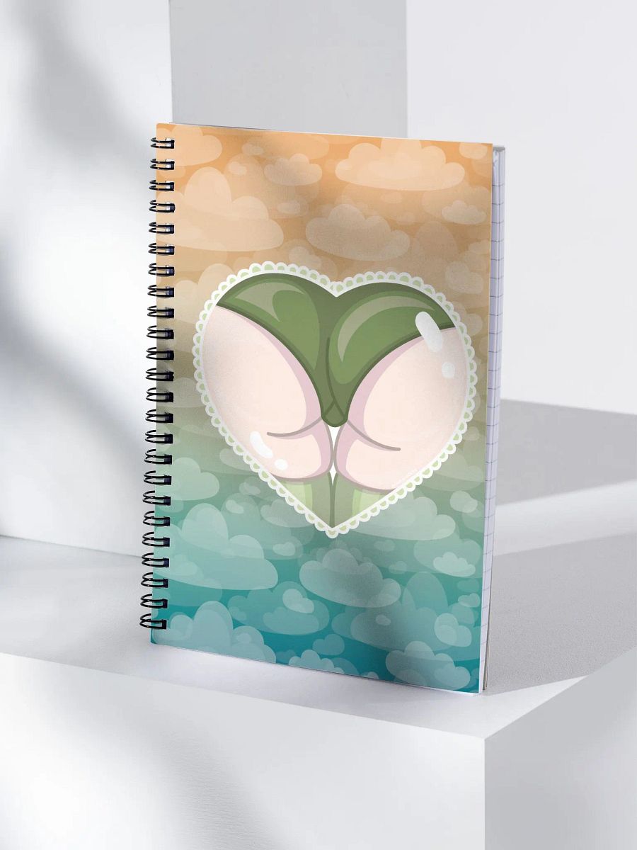 Green Heart Booty Notebook product image (3)