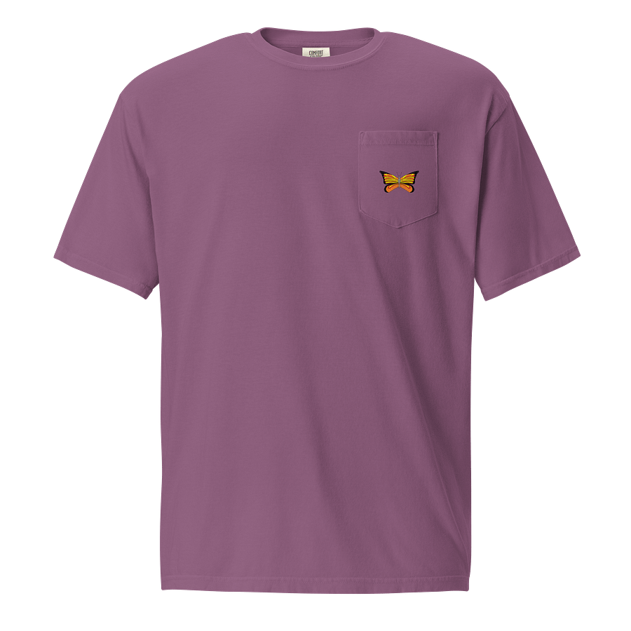 Vibrant Butterfly Dreams Pocket Tee product image (5)