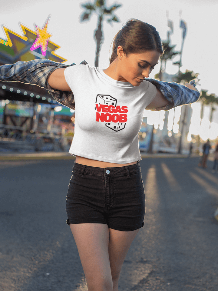 VEGAS NOOB Rollin' Dice Crop Top product image (1)