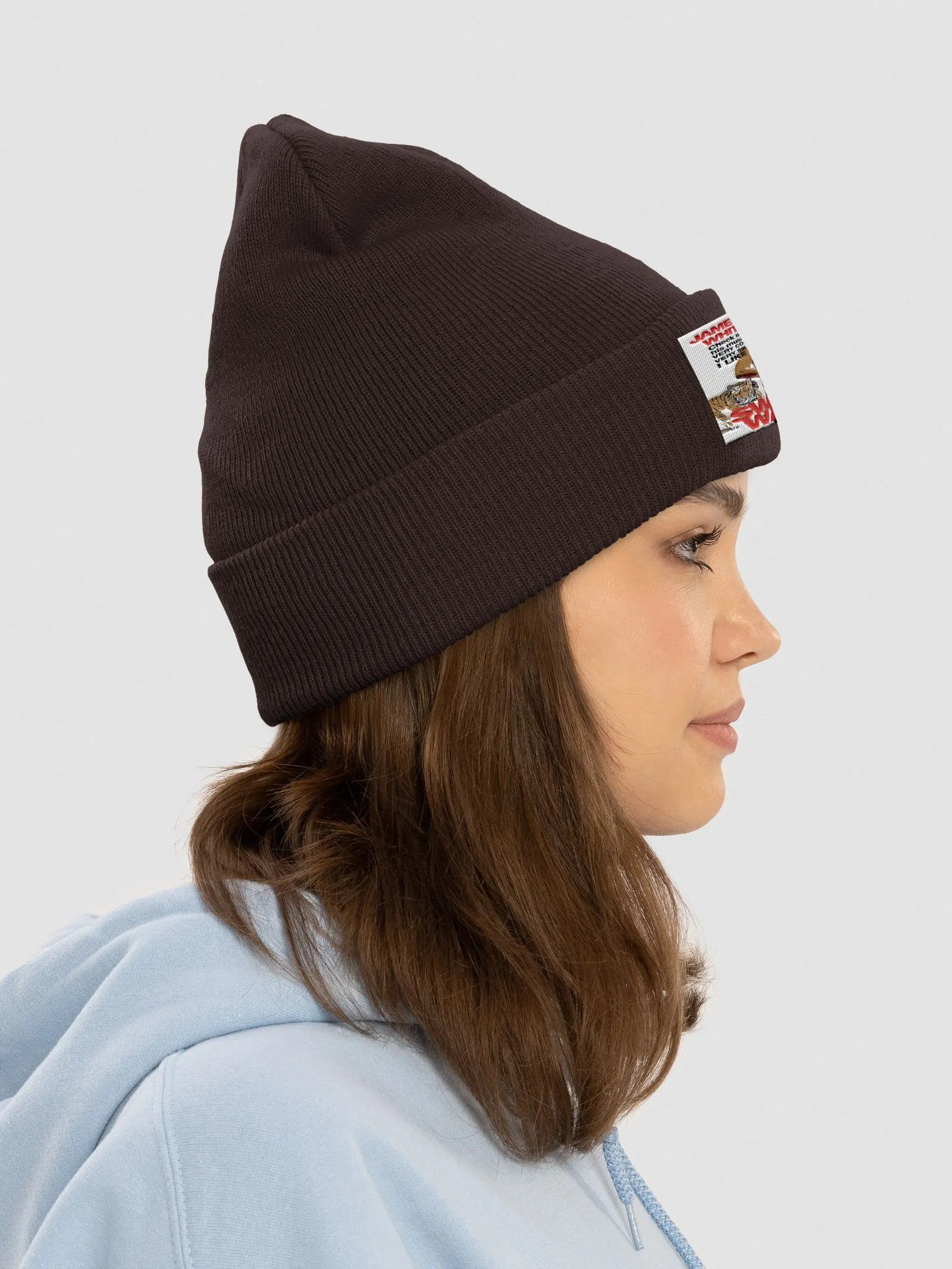 Yupoong Cuffed Beanie ：swag warrior product image (4)