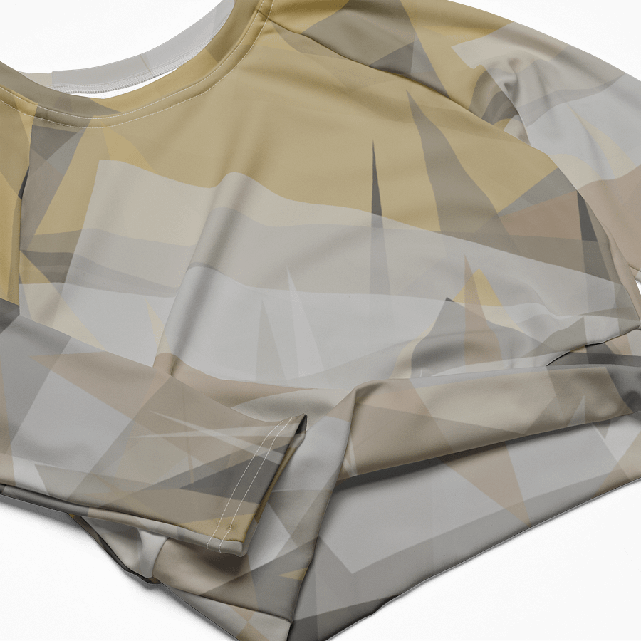 Fragmented Geometry Recycled Crop Top product image (6)