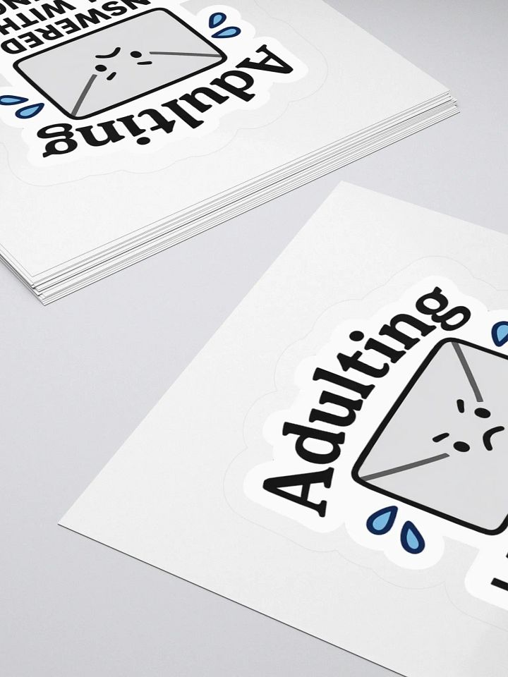 “I Answered an Email Without Crying” Sticker product image (2)