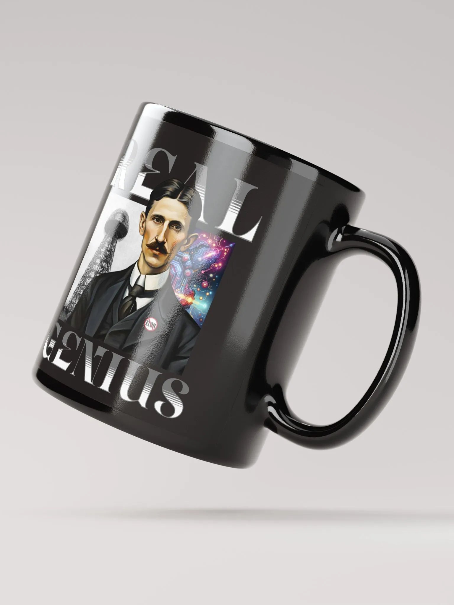 Nikola Tesla - Real Genius Anti-Elon Mug product image (3)