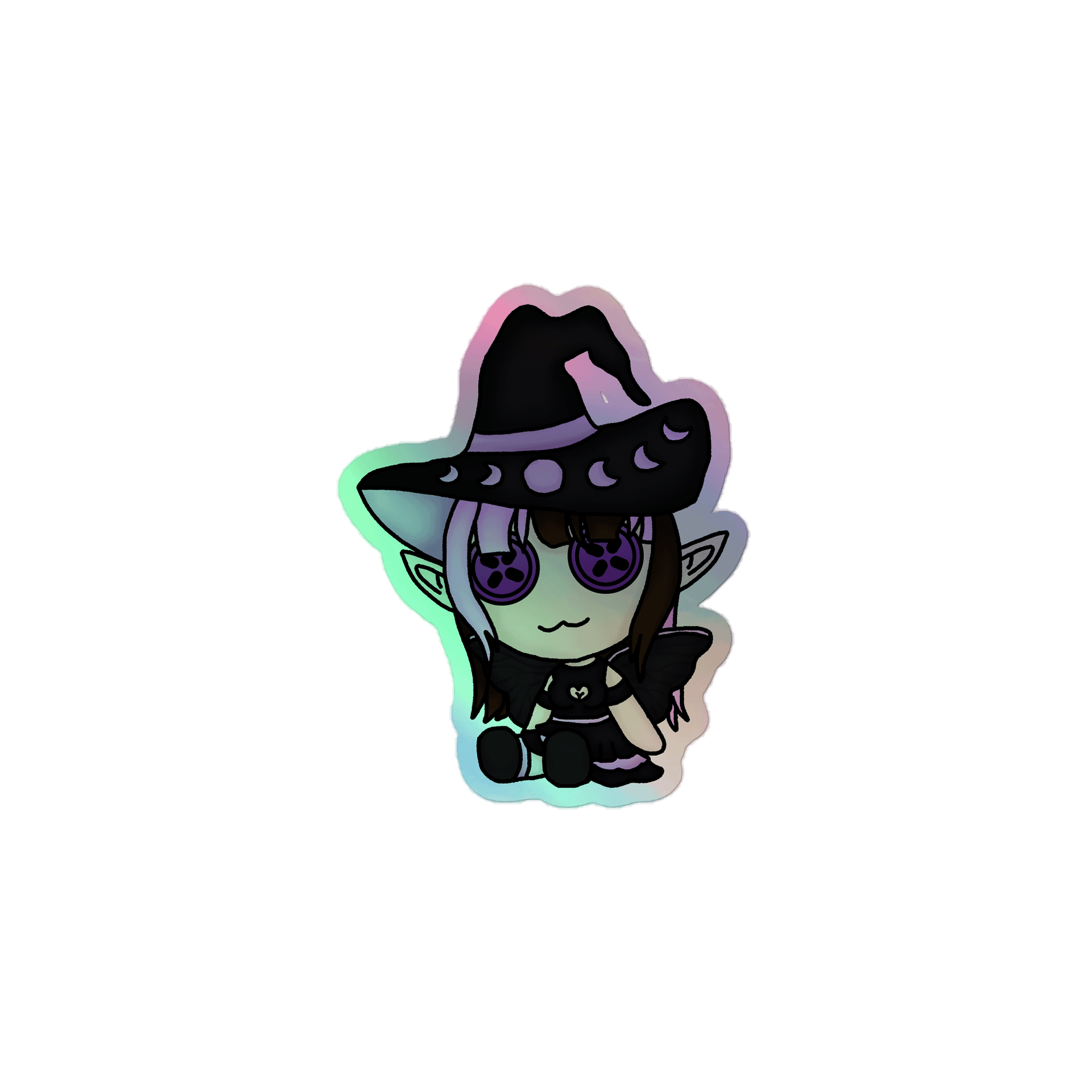 Ragdoll Mystic Chibi Holographic Sticker product image (1)