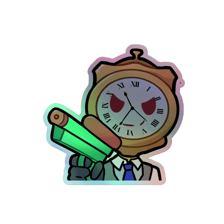 TimeWatergun Holo Sticker product image (1)