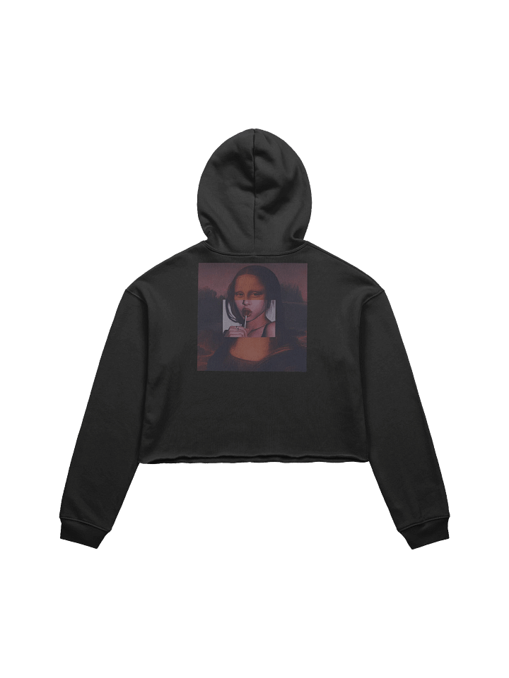 Mona Lisa Remix Crop Hoodie product image (2)