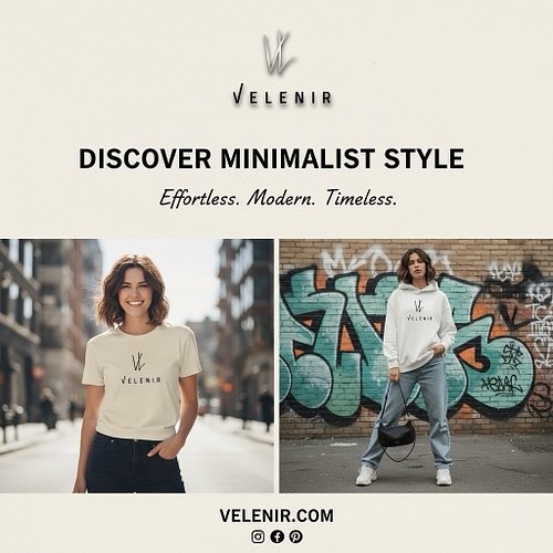 Discover effortless style with Velenir. ✨ Our pieces are designed for a modern, timeless look that fits seamlessly into your ...