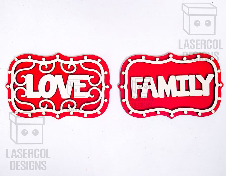 Christmas Ornaments / Plaques - Laser Cut Files product image (10)