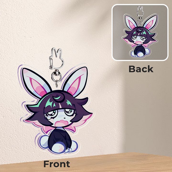 Delulu Sitting Keychain product image (2)