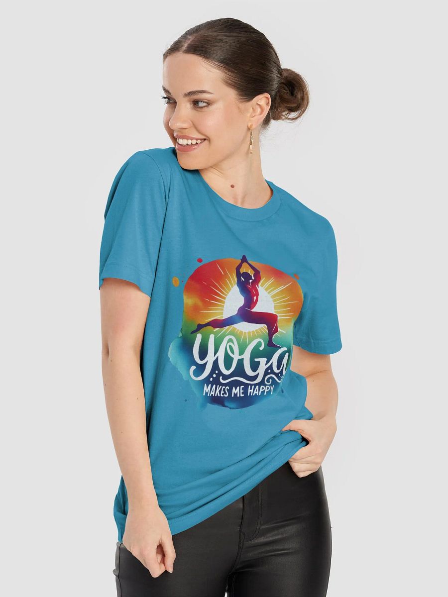 Yoga Makes Me Happy T-Shirt product image (68)