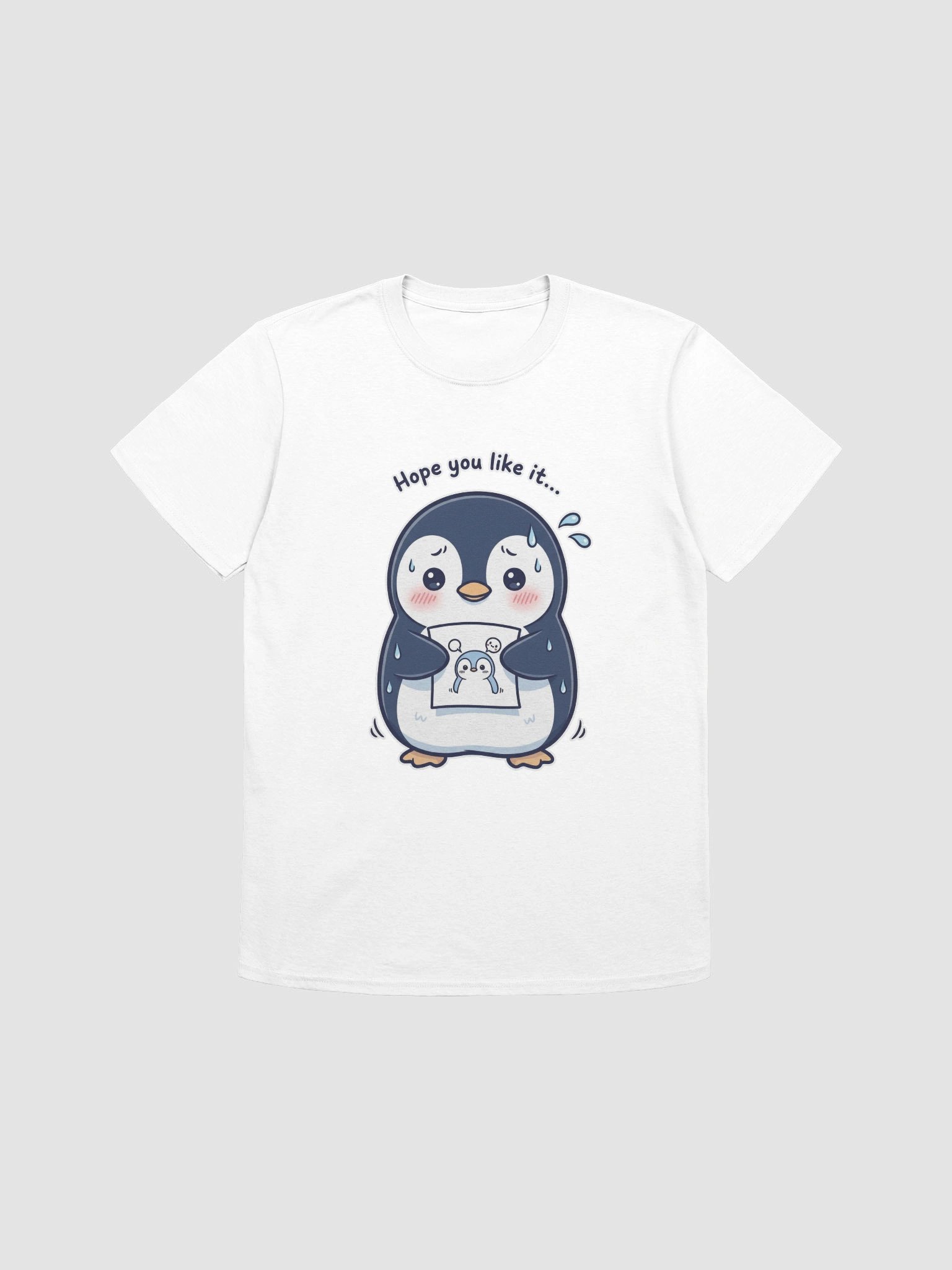 Nervous Penguin Presenting Art Unisex T-Shirt product image (127)