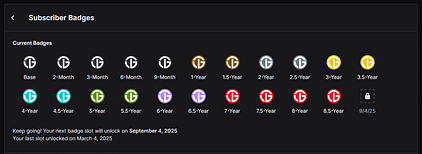 Ranks, Badge and Emoji Updates and 10 years of Streaming