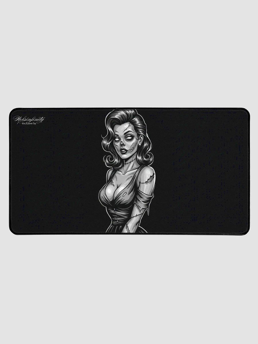 Zombie Pinup 10 Exclusive Black/White Edition Desk Mat product image (1)