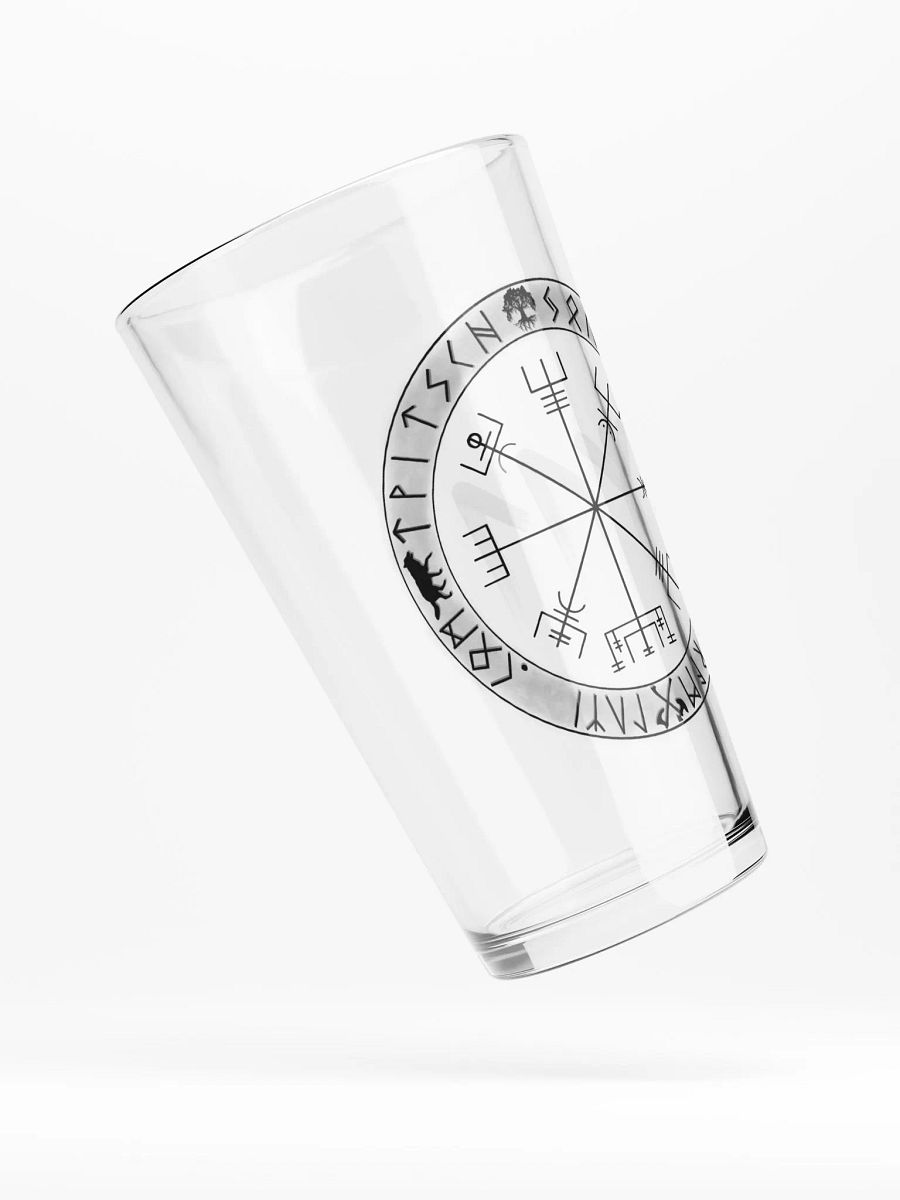 Nordische Runen Vegvísir | Trinkglas product image (4)