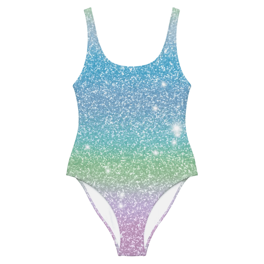Glitter Unicorn Texture Design One Piece Swimsuit (7) product image (5)