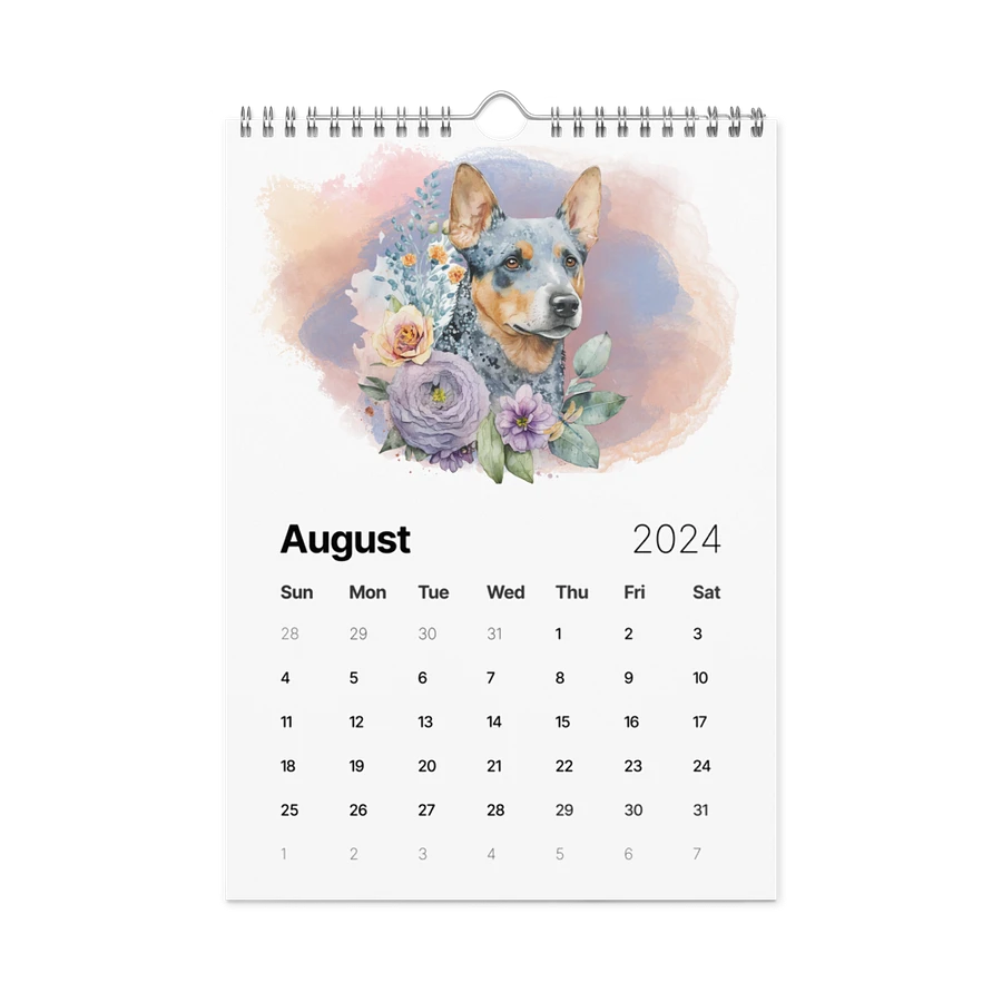 Watercolor Dogs 2024 Wall Calendar, 12 Month product image (11)