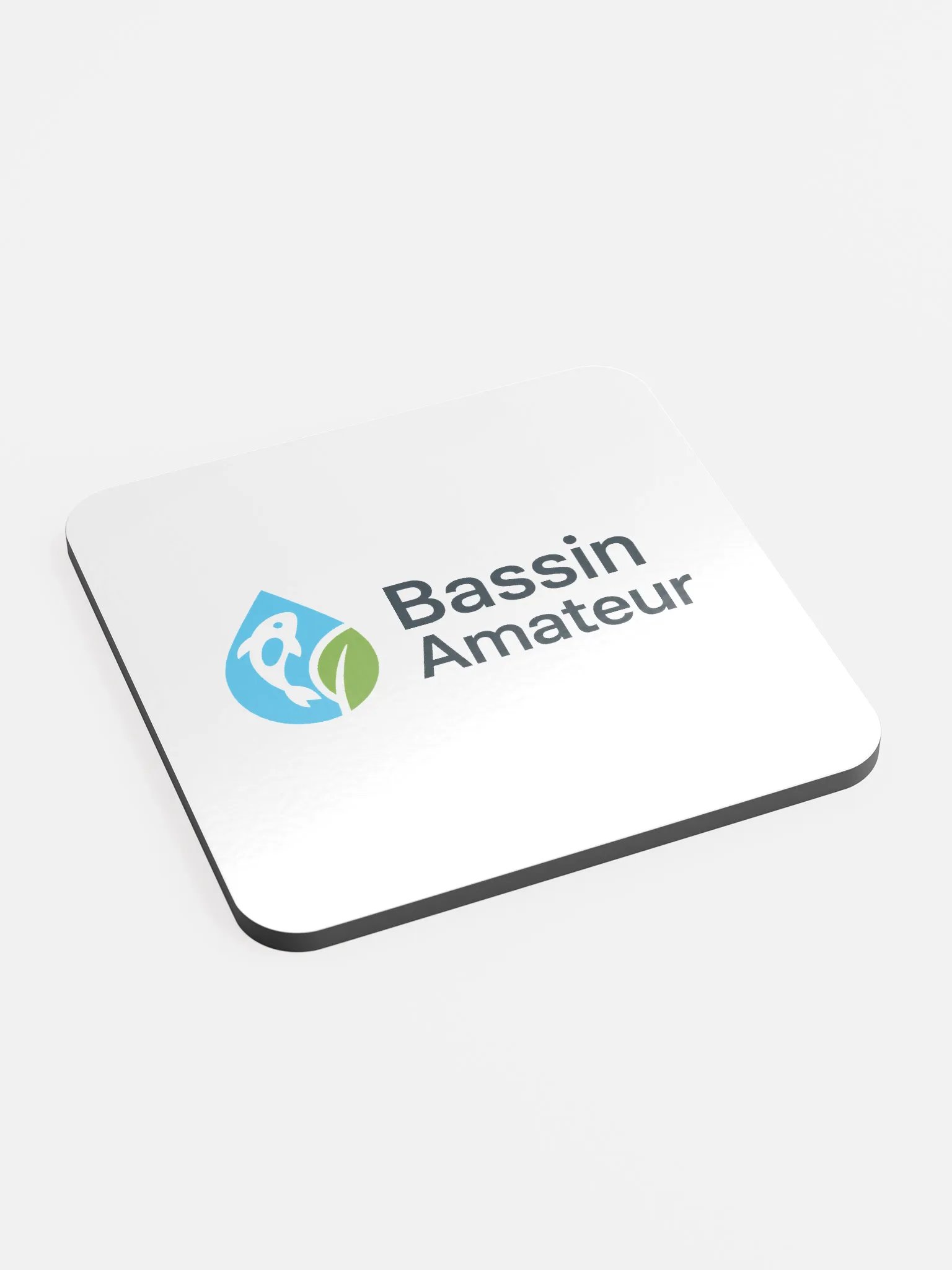 Sous-verre Bassin Amateur – Accessoire design pour passionnés de bassins et carpes koï product image (2)