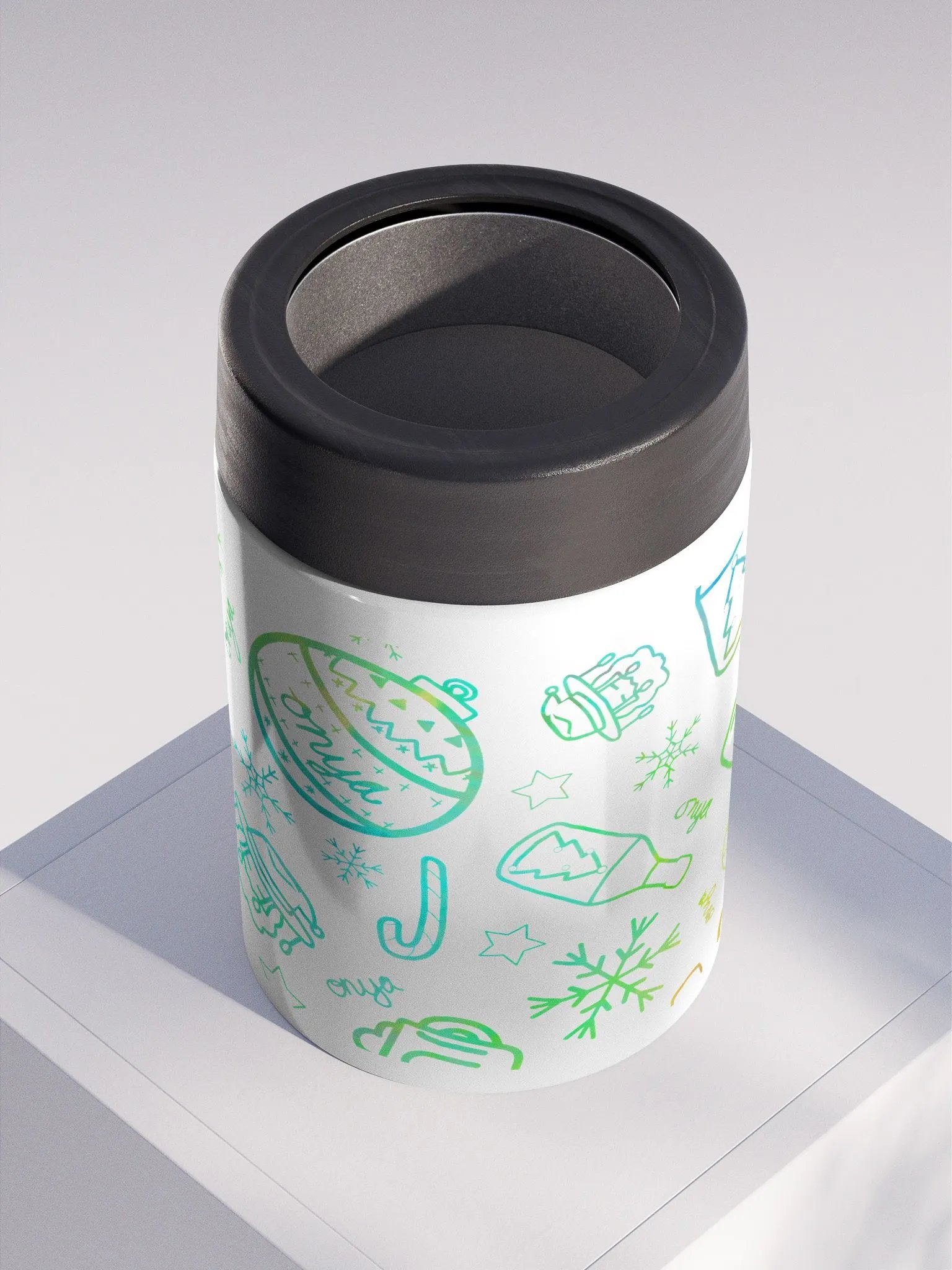 Limited Edition Christmas Rainbow Stubbie Holder product image (2)