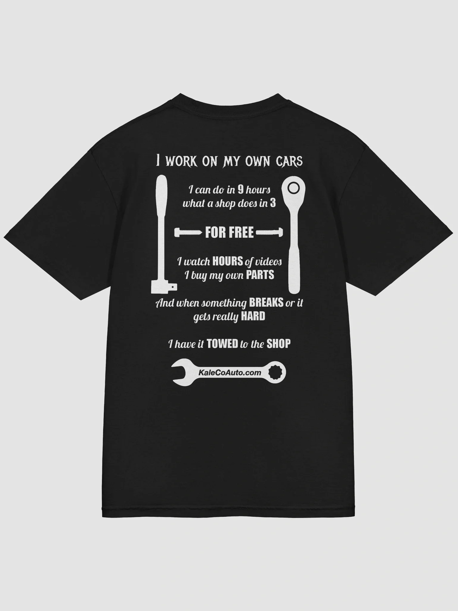 DIY Mechanic Manifesto Shirt (dark mode) product image (43)