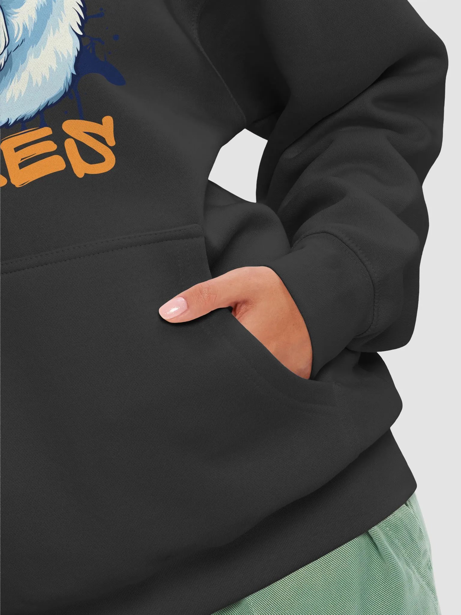 Chilled Vibes Bear Hoodie product image (61)