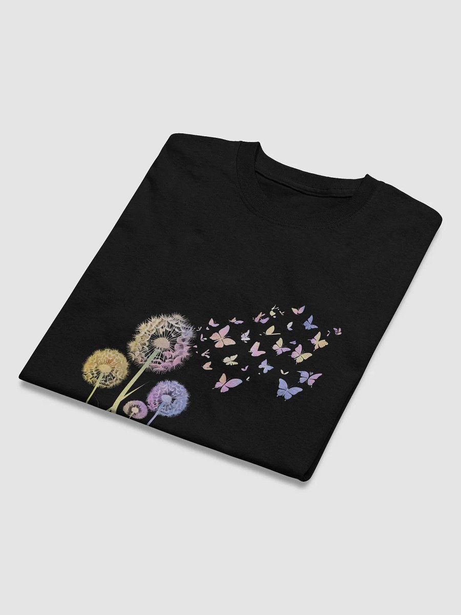Whimsical Dandelion Butterfly T-Shirt product image (3)