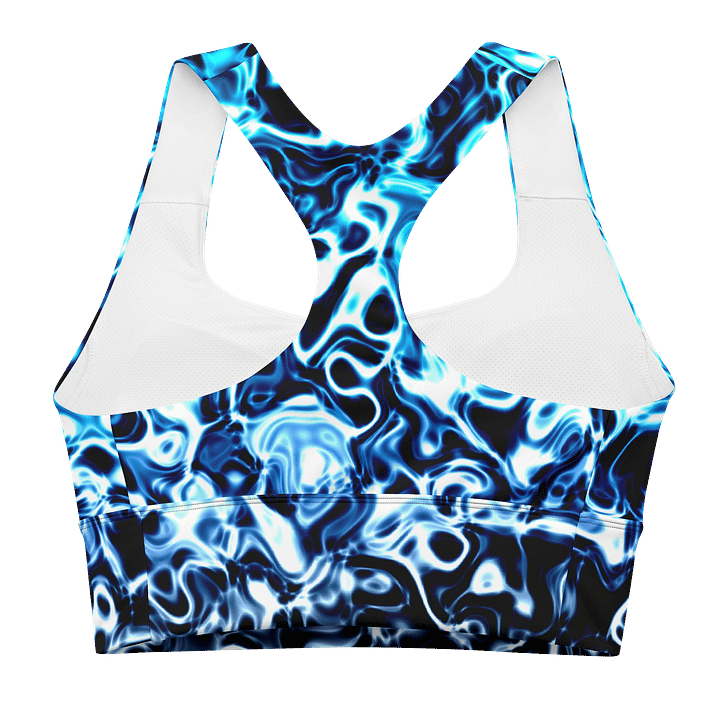 Blue Wave All-Over Sports Bra product image (2)