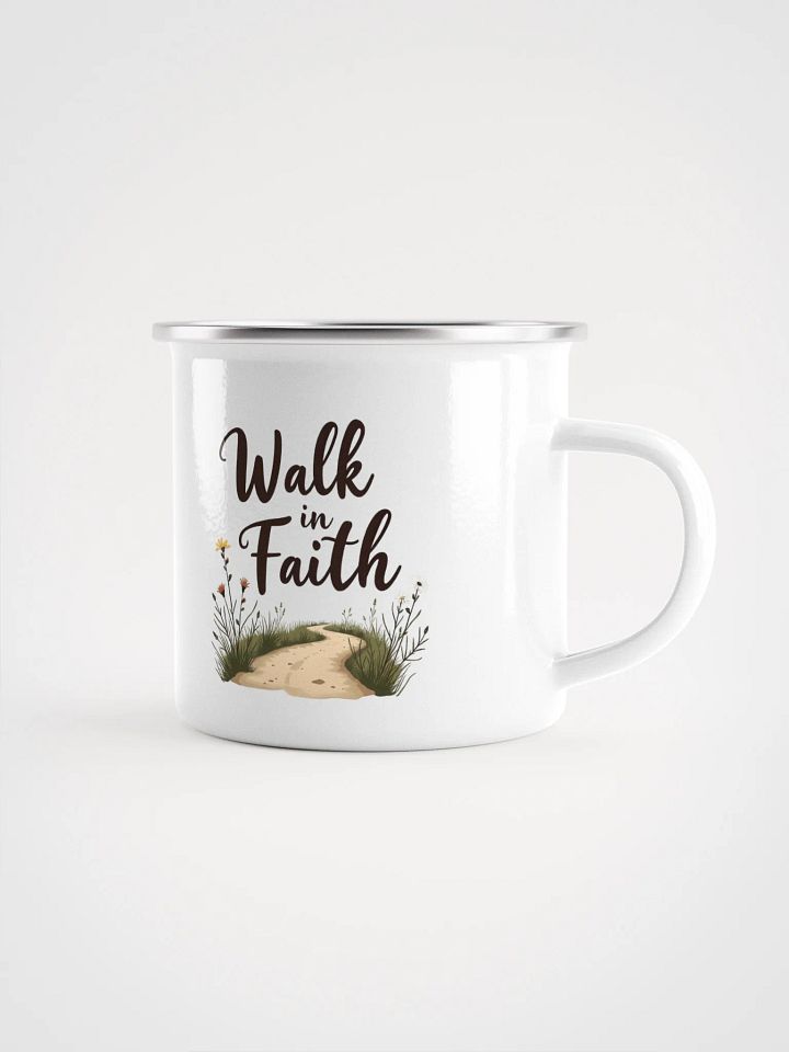 Faithful Path Enamel Mug product image (1)