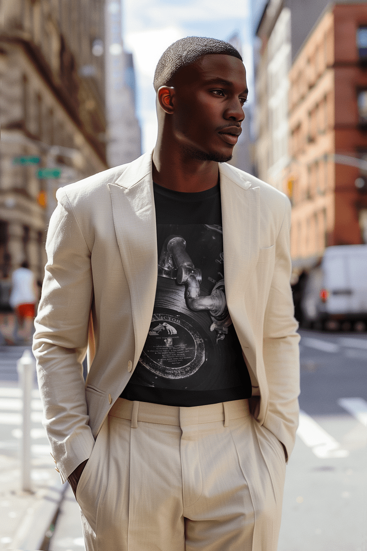 Vintage Phonograph Record T-shirt product image (1)
